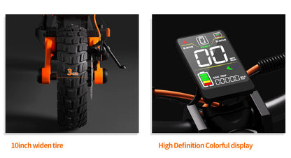 JOYOR S5（ABE）Adult Electric Scooter 500W Motor 48V13AH Battery Foldable E-Scooter 10 Inch Air Tire City Escooter.