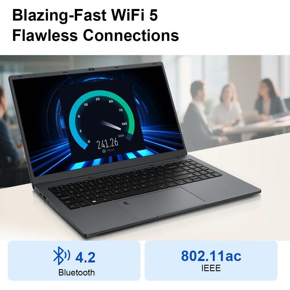 Ninkear A15 Air 2025 Laptop 15.6 Inch FHD IPS Screen AMD Ryzen™ 5 3500U 16GB DDR4 3200 MHz+512GB NVME SSD 180° Opening and Closing WiFi 5 BT 4.2 0.3s Fingerprint Unlock Tested ＆ Proven High Quality PC Notebook  Power You.