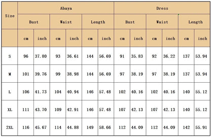 Autumn Fashion Muslim Dresses for Women Muslim Long Sleeve V-neck Party Evening Long Abay Dress Suit Inner and Abaya Outfits.