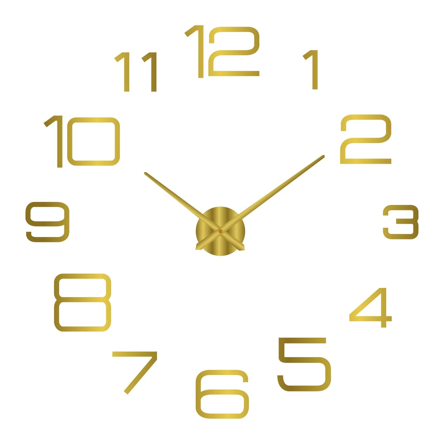 2023 Modernes Design, große Wanduhr, 3D-DIY-Quarzuhren, modische Uhren, Acryl-Spiegelaufkleber, Wohnzimmer, Heimdekoration, Horloge