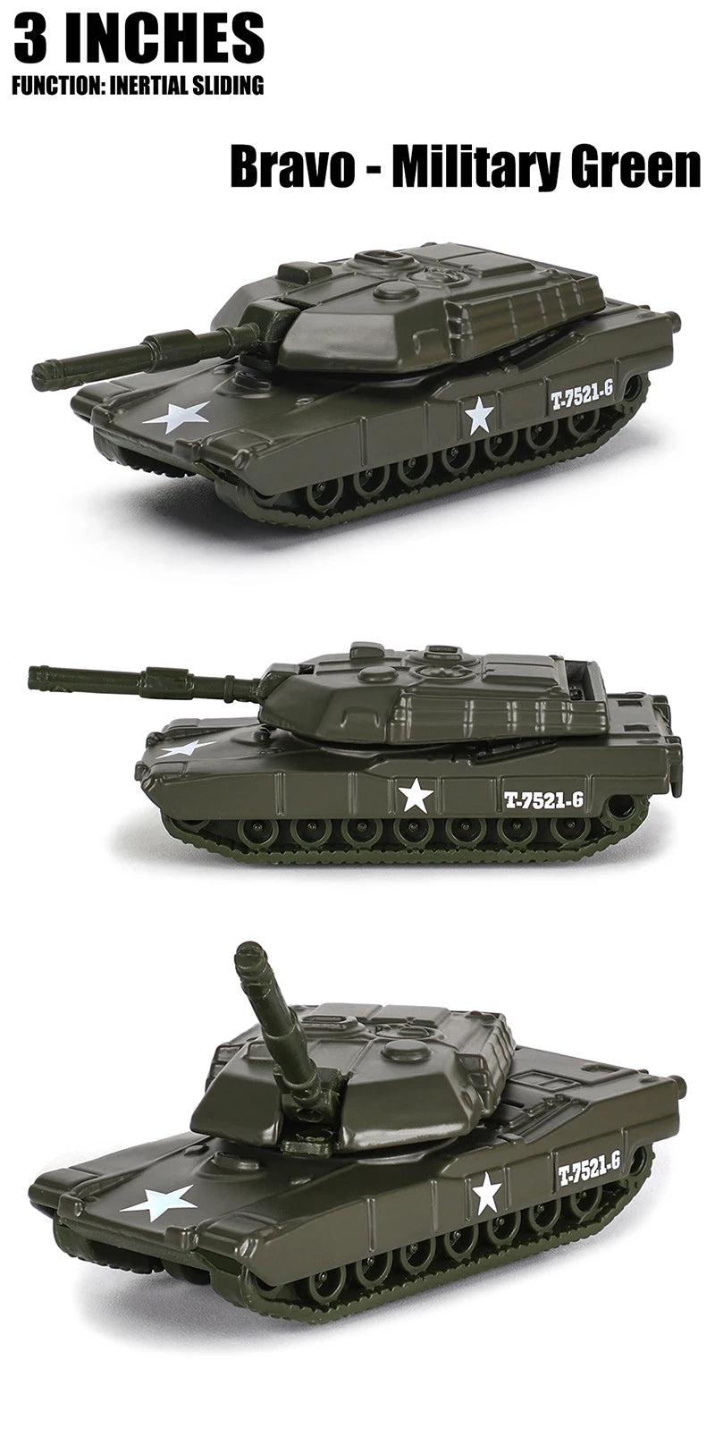Maisto 3-inch military series model Tank armored vehicle classic static car alloy die-casting car model collection gift toy.