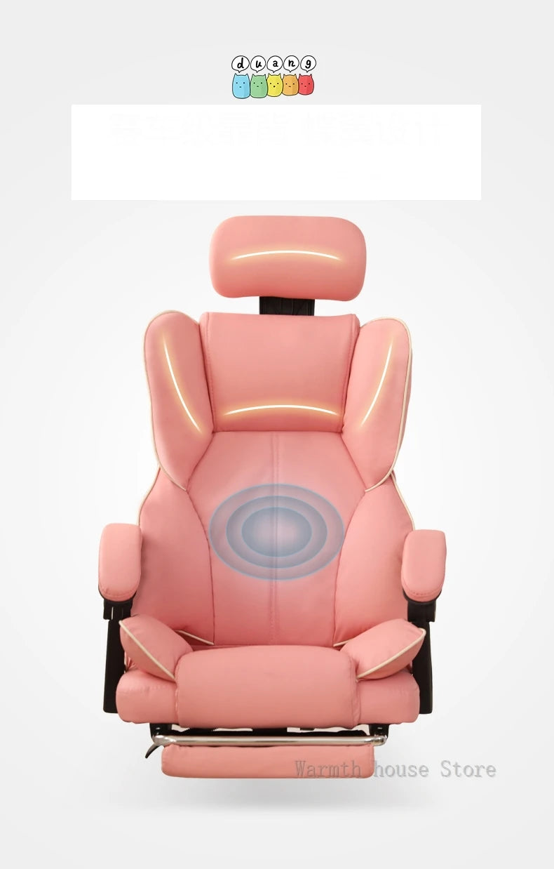 Neuer Gaming-Stuhl mit Fußstütze, zum Anheben des Spiels, hochwertiger ergonomischer Stuhl, Wohnmöbel, Büro-Computerstuhl, Gamer-Stuhl