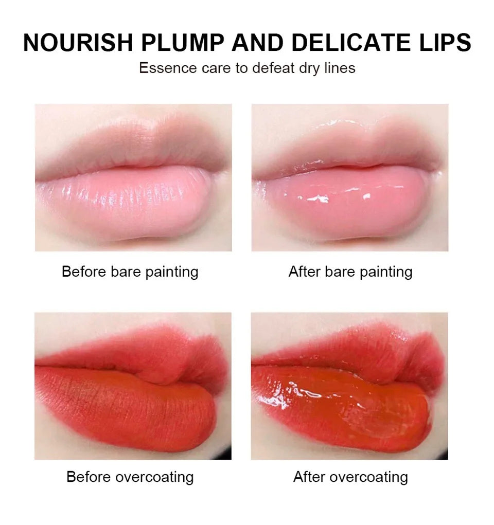 Fruit Honey Moisturizing Lip Oil Sexy Plump Lip Jelly Strawberry Tinted Lip Liquid  Oil Lipgloss Makeup Makeup.