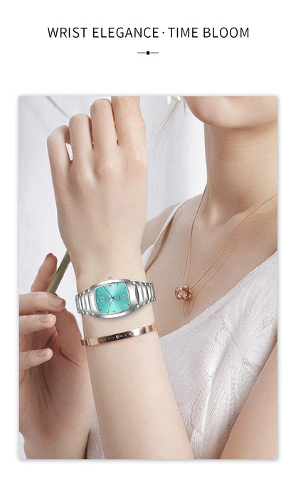 LIGE New Ladies Waterproof Watch Luxury Stainless Steel Women Watches Creative Fashion Original Elegant Quartz Wristwatch Gift.