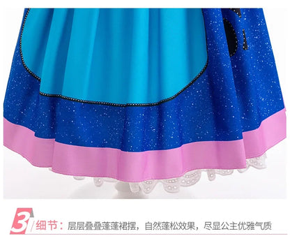 Baby Disney Film Stich Rolle Spielen Kostüm Sets Cartoon Niedliche Prinzessin Kleid Bühne Leistung Halloween Karneval Kinder Kleid