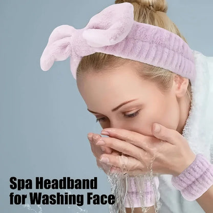 12PCS/SET Ladies multi-color Autumn and winter plush hair accessories set Daily SPA makeup face ultra-practical toiletry set Lad.