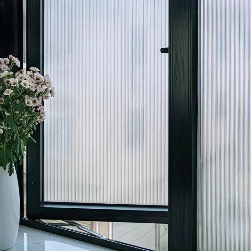 Changhong Glass Sticker Frosted Window Light-Transmitting Opaque Bathroom Kitchen Door Bathroom Anti-Light and Anti-Peeping Film Wavy Glass Film.