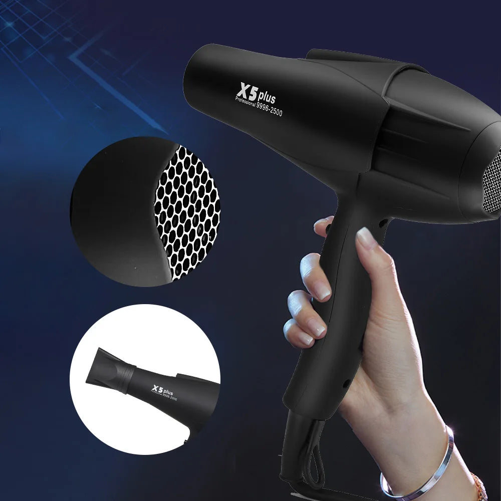 RESUXI X5 2500W High Power Hair Dryer Hair Salon Home Use Anion Electric Blow Dryer Fast Dry Hair Styling Ladies Blow Dryer
