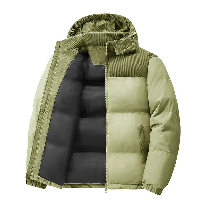 Winter Loose-fit Thickened Warm Cotton Parka Men Trendy Student Puffer Jacket Oversize Parka Korean Men's Puffer Jacket Parkas