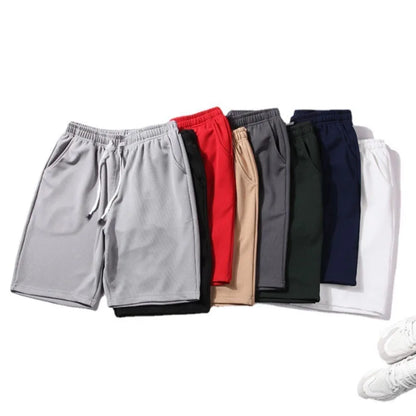 Men Solid Casual Swim Sports Shorts Swimwear Quickly Dry Surf Beach Board Elastic Waist Swim Pants Surffing Shorts.