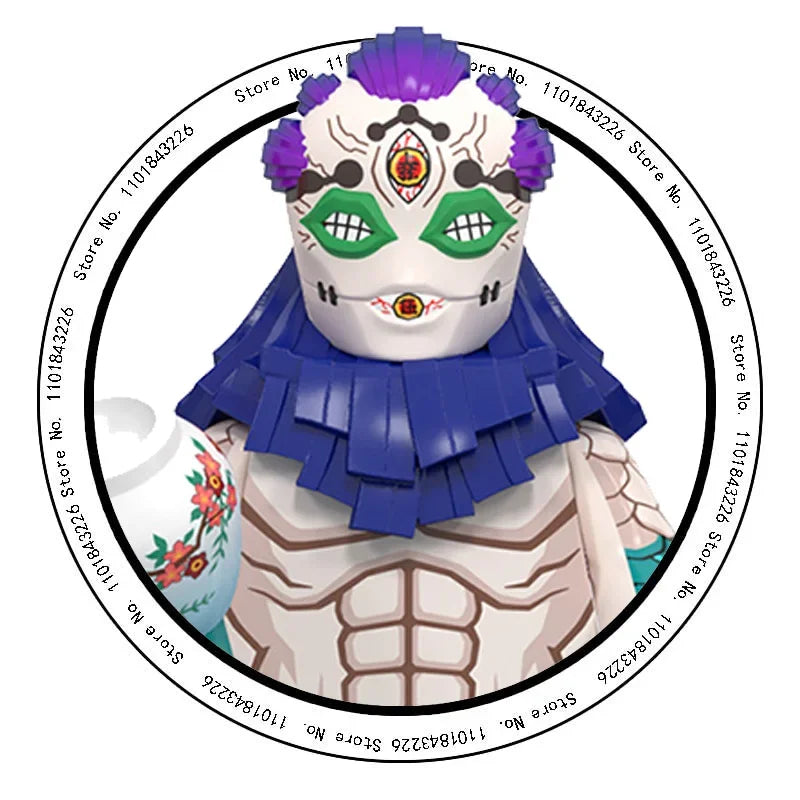 2025 Hot Toys WM6116 WM6138 Demon Slayer Blade Building Blocks Mini Action Figure Accessories Halloween Christmas Gifts for Kids.