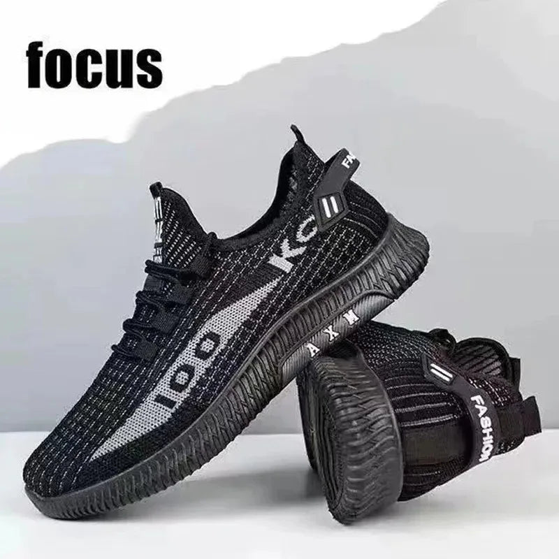 Men Shoes Sneakers Casual Shoes Breathable Mesh Comfortable Fashion Shoes Trendy Casual Shoes Student Sports Shoes Mesh.