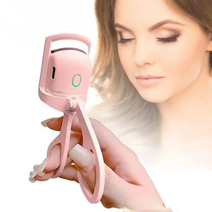 Electric Eyelash Curler USB Rechargeable Quick Heat Portable Fast Forming Long Enduring Curl for Eyes.