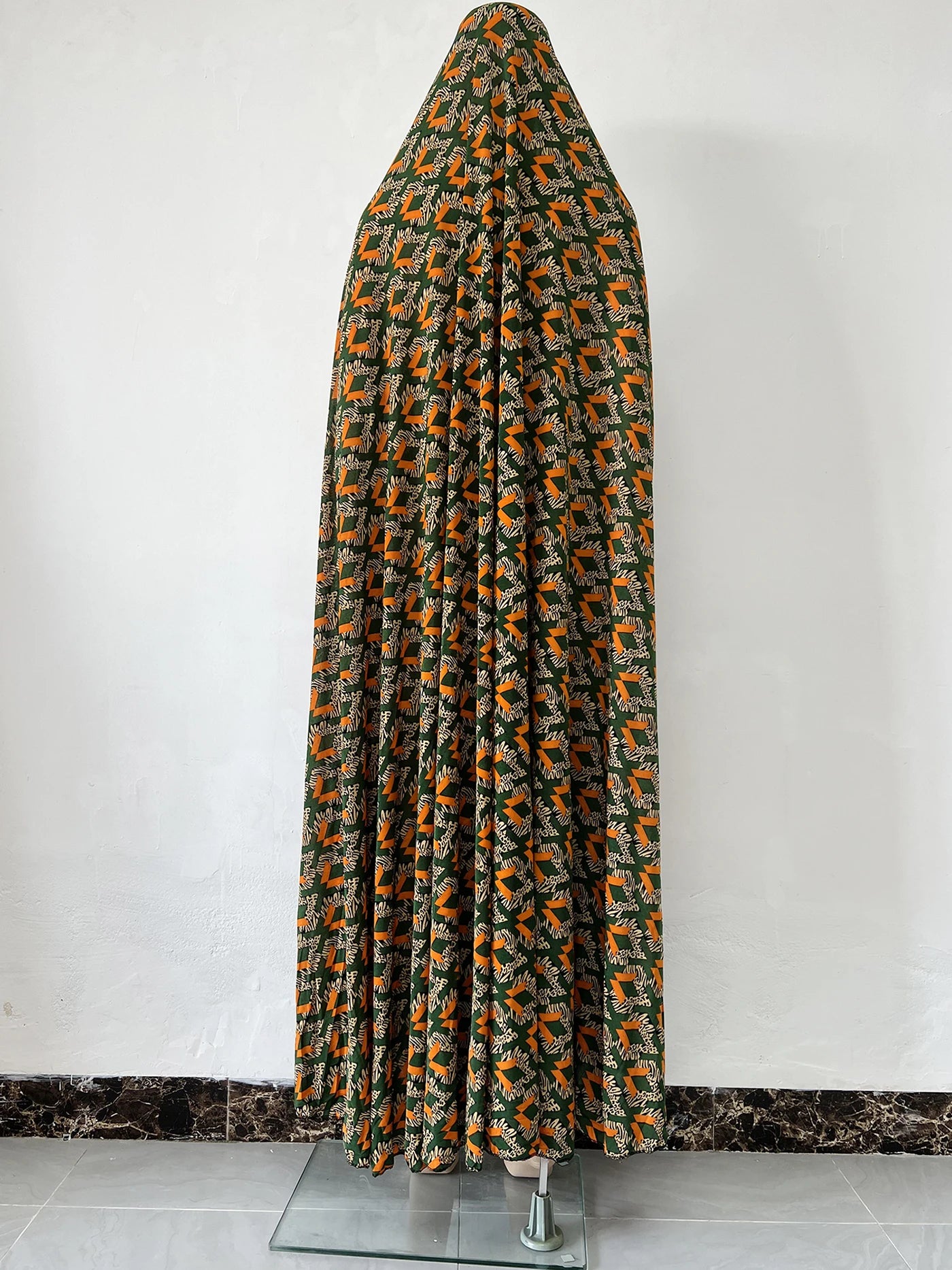 6XL  Muslim Womens Hooded Abaya African Sleeveless Prayer Garment Kaftan Dress With Hijab Floral Dubai Saudi Robe Ramadan