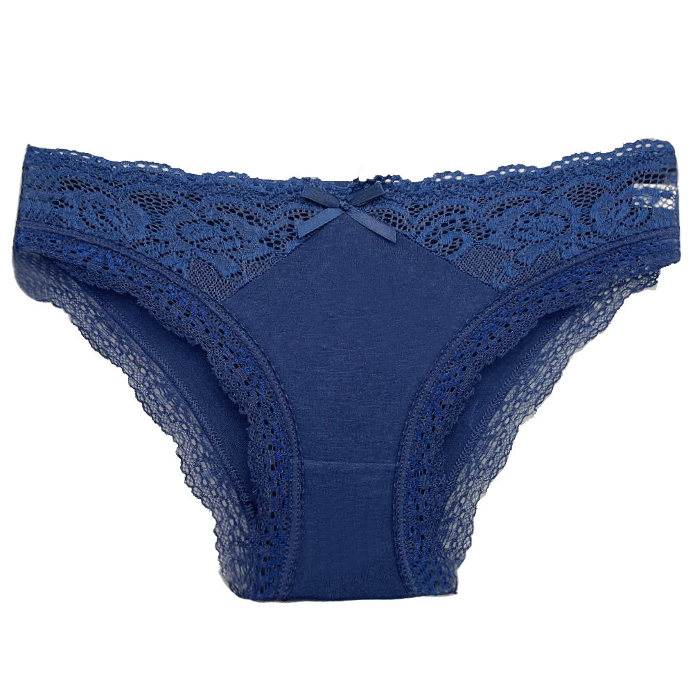 Cotton Briefs Lady 5 PCS/SET Lace Panty Underpants Seamless Panties For Women Lingerie.