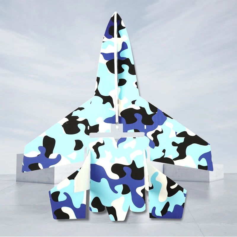 Fixed Wing Model Su27 RC Airplane With Microzone MC6C Transmitter with Receiver and Structure Parts For DIY F22 RC Aircraft