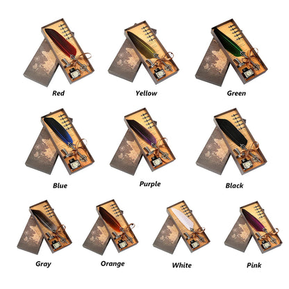 Retro Vintage Kalligraphie Feder Dip Stift Brunnen Stifte Schreiben Tinte Set Kreative Schreibwaren Quill Stift Kunst Liefert Handwerk Geschenke.