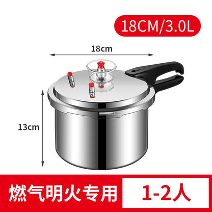 Pressure cooker, gas induction cooker, universal household gas, gas, open flame pressure cooker, large capacity.