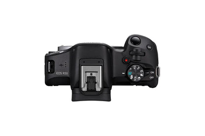 Canon EOS R50 Mirrorless Camera RF-S18-45mm F4.5-6.3 is STM Lens Kit 24.2 Megapixel CMOS (APS-C) Sensor 4K Video Content Creator