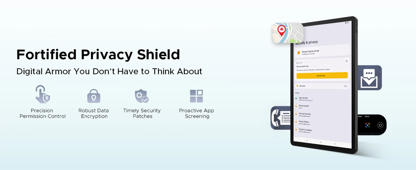 Doogee Tab E3+ 2 in 1 Tablet Pc Gemini Ai 12"" 2K Display Android 15 32Gb Ram(8+24) 256Gb Rom 8800Mah Battery Helio G100 Tabletpc