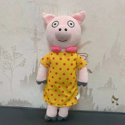 Pip and Posy Plush Toys Soft Stuffed Animal Rabbit Mouse Plushie Dolls Kids Educational Stuffed Figures Birthday Christmas Gifts.