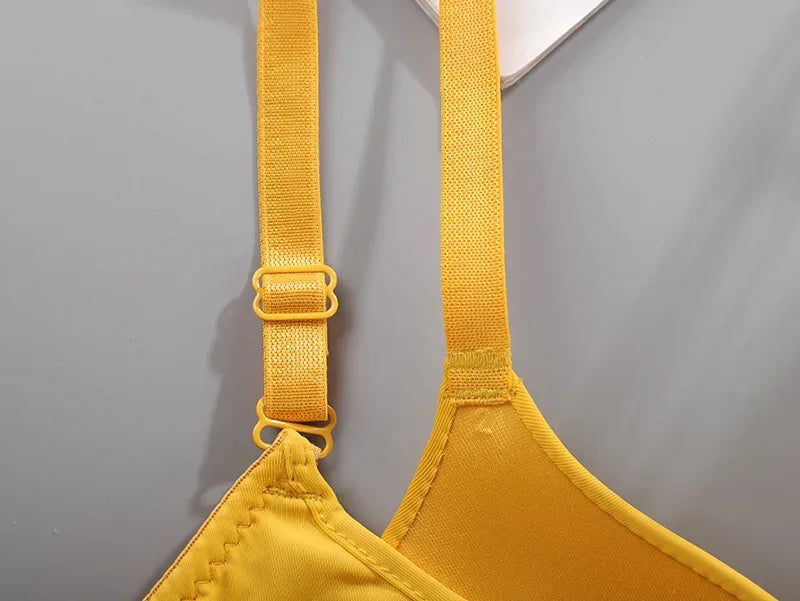 Women Seamless Bra Sexy No Wire Push Up Underwear Girls Students Breathable Thin Bras Sujetadores Sexys Ropa De Mujer Лифчик 브라