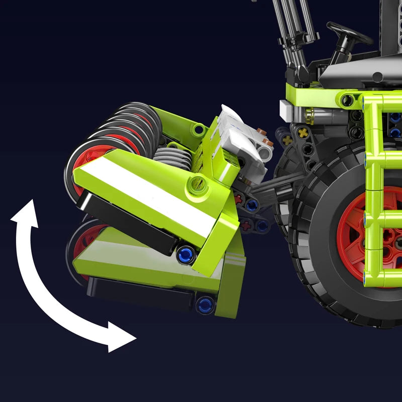 Mould King 17014 Technical Truck Toys The APP&RC Control Harvester Model Assembly Engineering Buiding Block Kids Christmas Gift.
