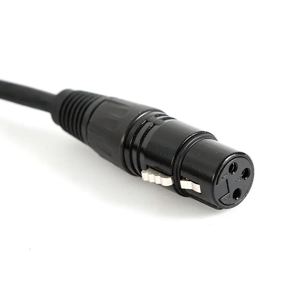 10pcs 2m DMX Cable 3-Pin XLR Wire For Various Stage Light Moving Head Light Preventt Transmission Interferences Of Digital Audio.