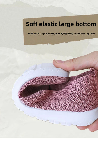 Women's Shoes Spring Summer Casual Breathable Chunky Sole Flat cheap shoes clearance.