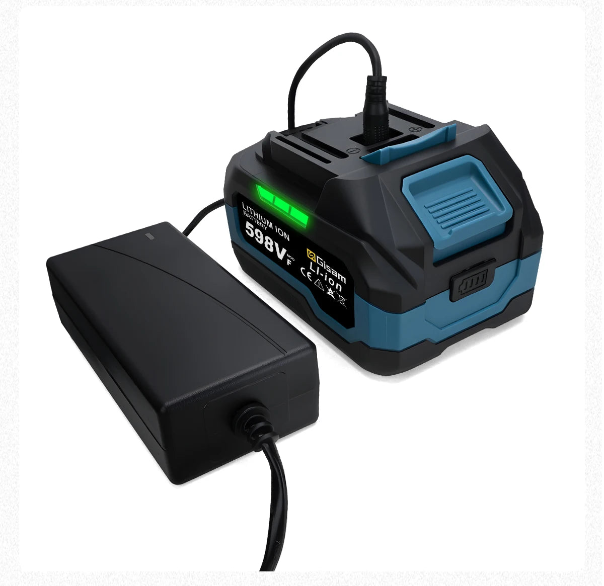 GΣ 4,0 Ah 4,5 Ah wiederaufladbarer Lithium-Ionen-Akku für Akku-Schleif-/Bürstenlosen Schraubenschlüssel/Schraubendreher für 18-V-Akkus von Makita