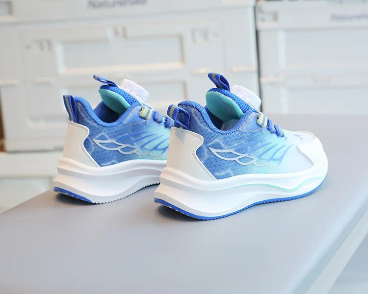 Tenis Child Shoe Casual Sneaker for Boy Kid Shoe for Girl Rotating Buttons Running Shoe for Girl Soft Sole Mesh Braeathable Shoe.