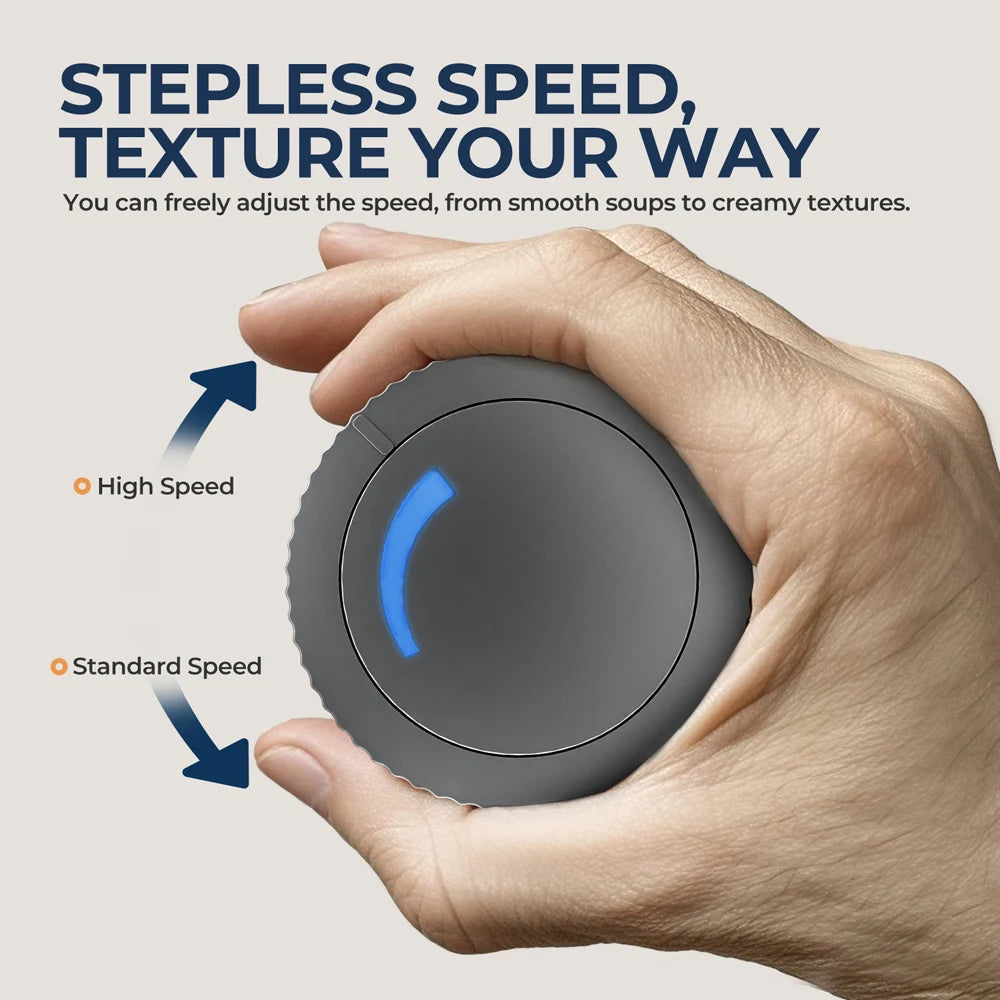 Hand Immersion Blender Powerful 4-in-1,Stainless Steel Stick Food Mixer,700ml Mixing Beaker,500ml Processor,Whisk.