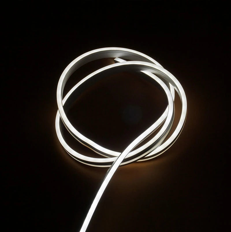 4x8mm Super Thin LED Neon Strip Light DC12V Flexible Waterproof Silicone Tube Diffuser Recessed Cabinet Bedroom Tape Neon Lights.