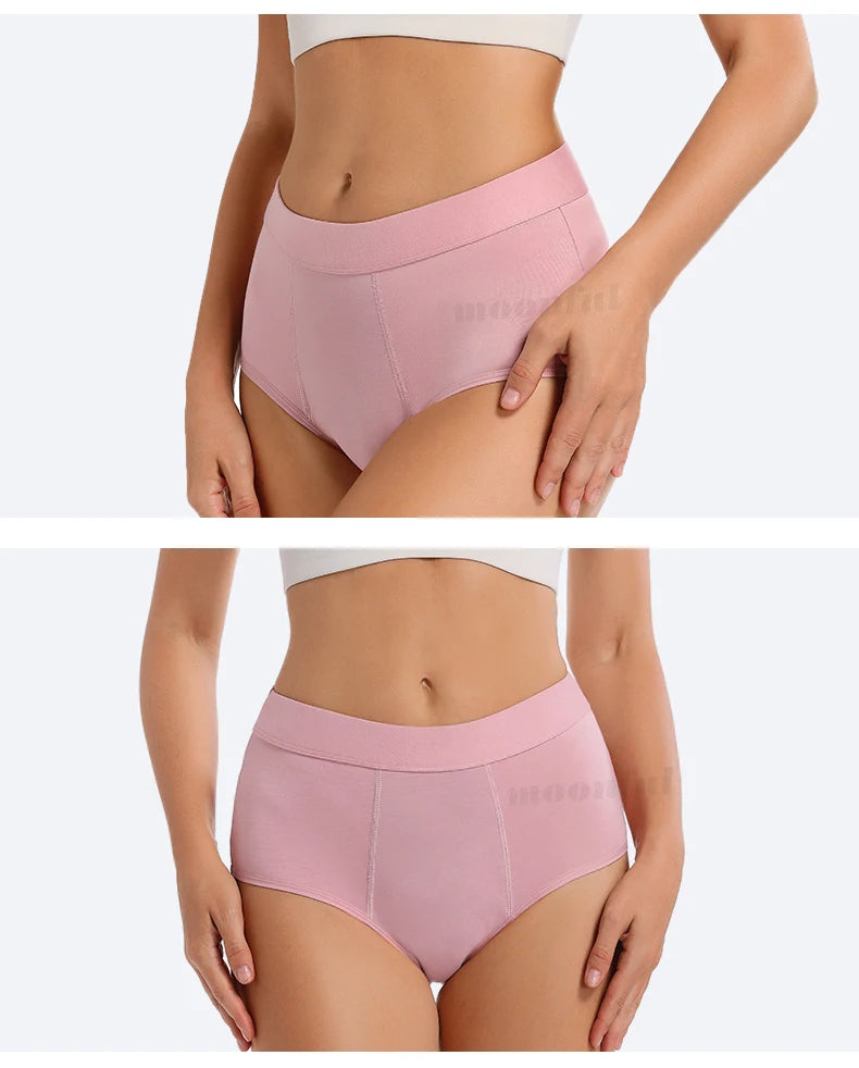 Menstruation Panties High Waist Abundant Flow Menstrual Panties Woman Absorbent Period Underwear Incontinence Briefs Ladies.