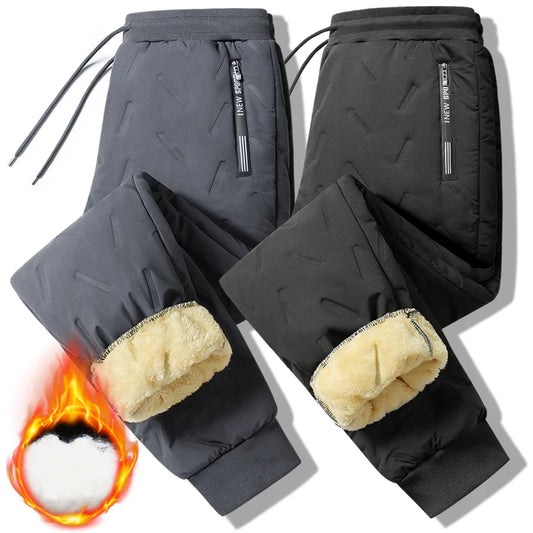 Winter Verdickte Frauen Hosen Lange Warme Einfarbig Gerade Hosen Kälte Widerstand Damen Plüsch Sport Lange Kordelzug Hose