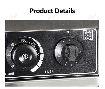 ITOP WG-1 Commerical Coin Waffle Maker Non Stick Pan Waffle Maker Snack Maker Bread Machine Round Waffle Maker Timer 110V 220V.