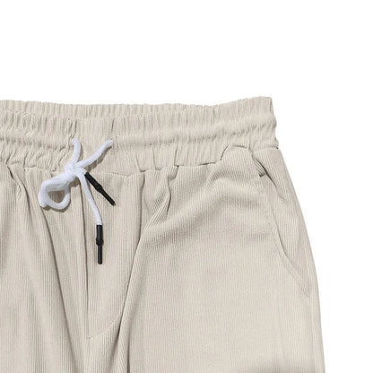 Sommer neue europäische und amerikanische Handel große Herren einfarbig Set mit Kragen, Kurzarm, Reiß verschluss Hosen Set, 2 Stück