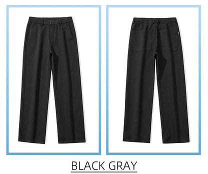 Mens Lyocell Straight Loose Elastic Waist Jeans 2025 Autumn Winter Fashion Brand Comfortable Versatile Pants Plus Size 5XL.