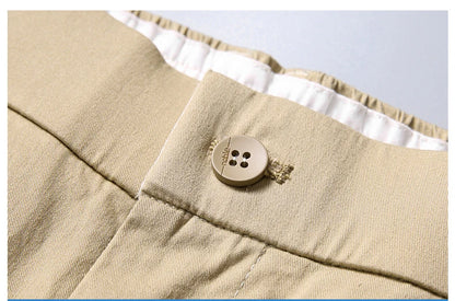 Marke Kleidung männer Casual Hosen 98% Baumwolle Dünne Business Gerade Slim Fit Klassische Hosen Stretch Frühling Sommer Männliche Hosen.