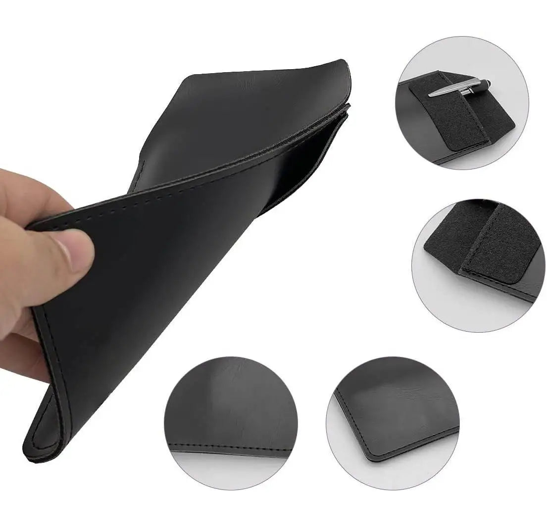 Taschenschutz aus Leder, Stifttasche, Organizer, handgefertigter Bleistift-Taschenhalter für Laborkittel, Hemd, Notizen, Schule, Büro, Krankenhaus.