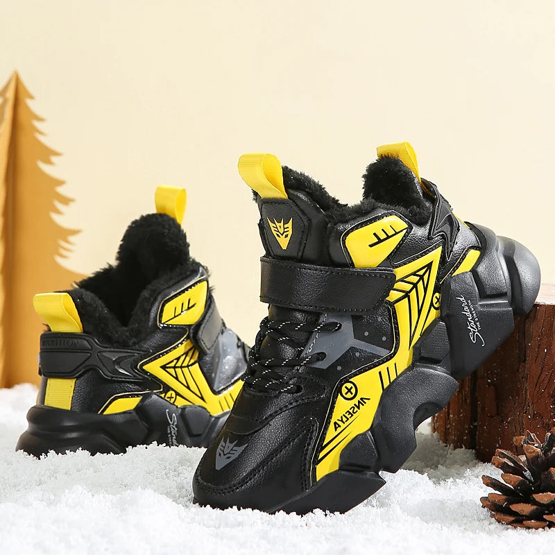 Kids Snow Boots for Boys Girls High Quality Winter Warm Waterproof Children Fashion Sport Shoes Sneakers Girls Snow Boots.