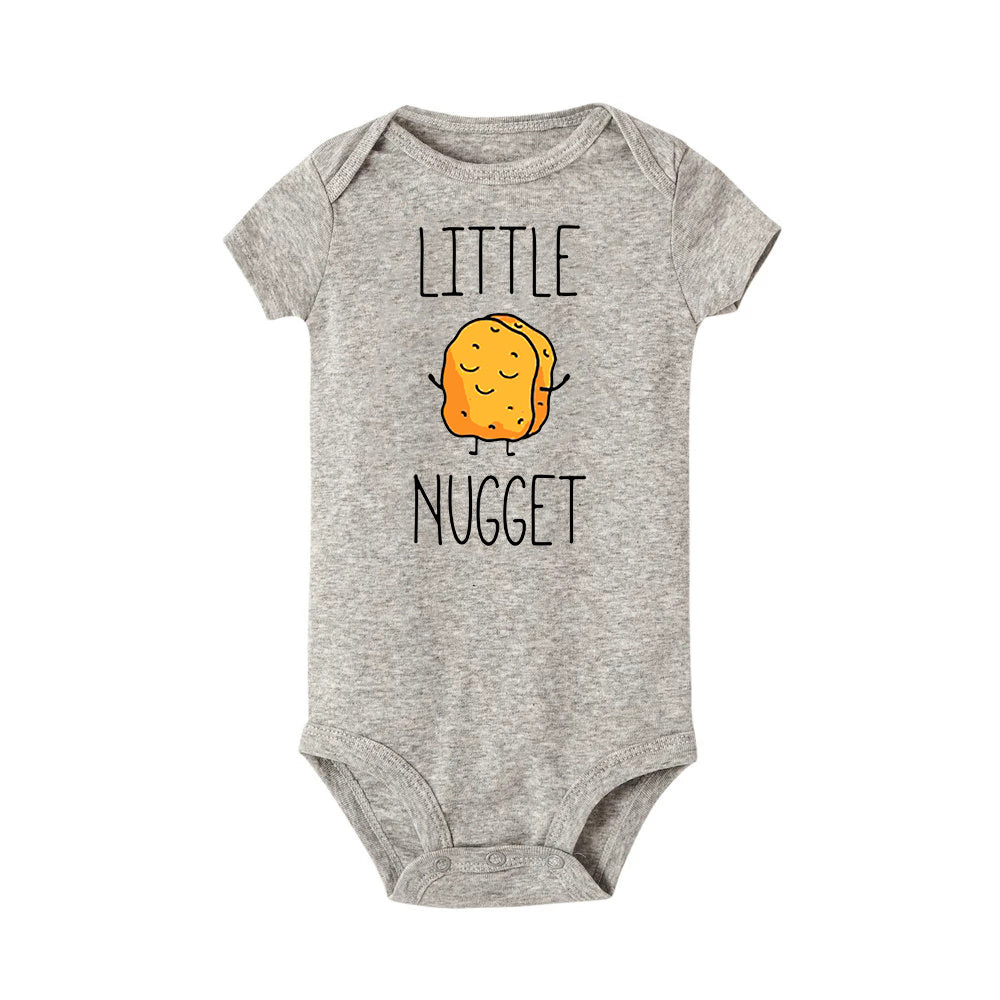 Little Nugget Baby Ankündigung Neugeborene Baby Bodys Sommer Jungen Mädchen Strampler Körper Schwangerschaft Offenbaren Kleidung Säugling Dusche Geschenk.