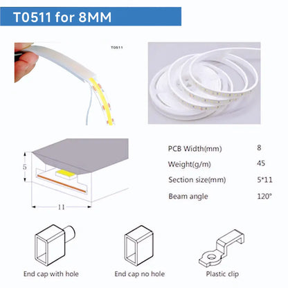 IP67 Waterproof Flexible LED Neon Silicone Light Tube for WS2812B WS2811 5050 RGB 5mm 8mm 10mm 12mm PCB Light Strip.