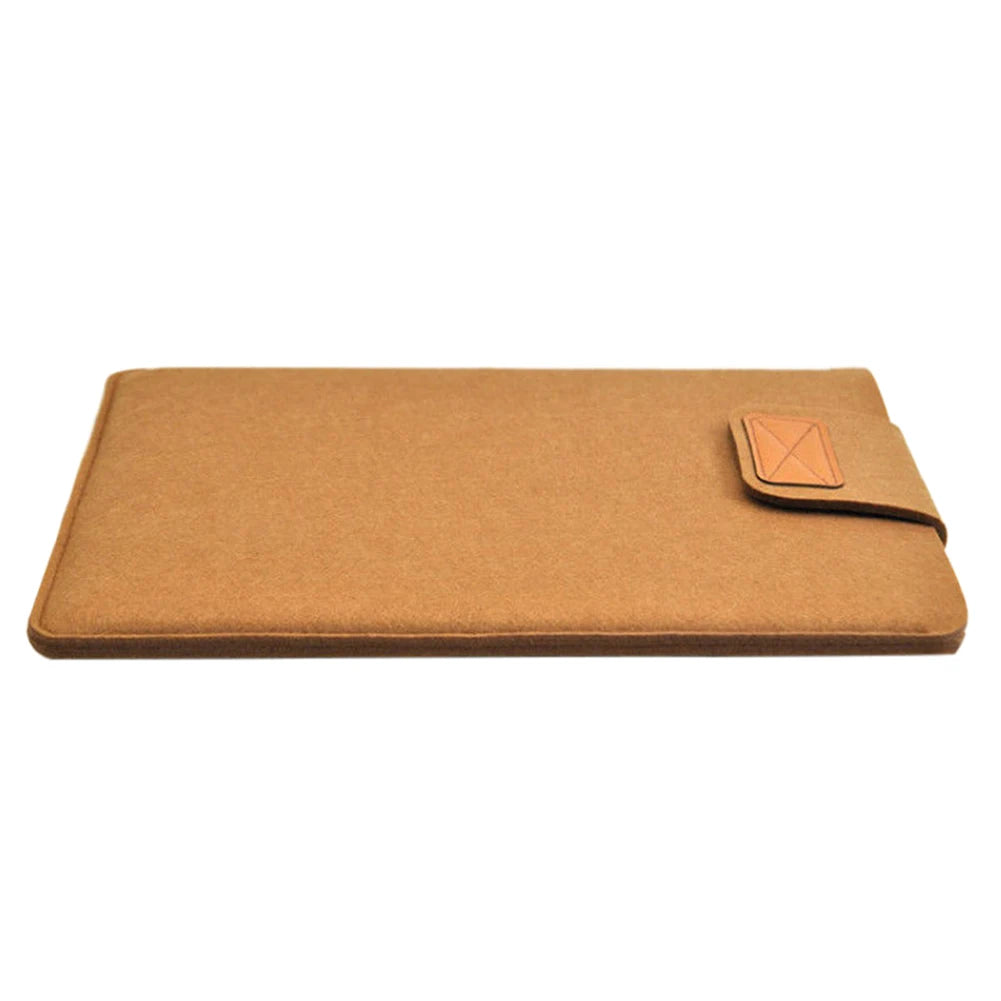Felt Sleeve Slim Tablet Case Cover Bag for MacBooks Air Pro 11 13 15 Inch Solid Color Tablet Storage Bag