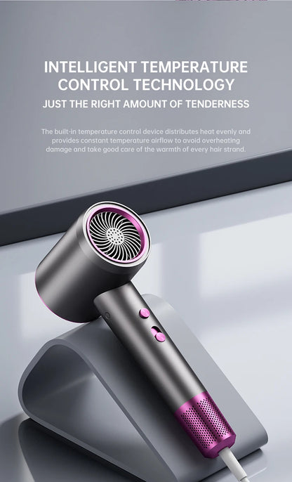 The Latest High-Speed Hair Dryer, High-Power Blue Light Ion Home Hair Salon Hair Dryer, Household Appliance US UK.EU.AU Plug-In