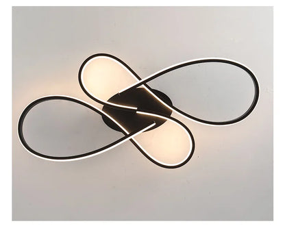 Neue Decke Moderne Kronleuchter Lichter für Wohnzimmer Schlafzimmer Arbeitszimmer Schwarz LED Deckenleuchte für Zimmer Kronleuchter Leuchten.