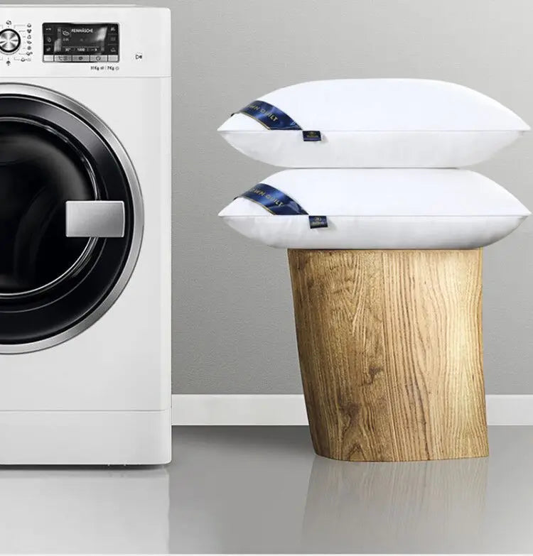 Solid color 48*74 2PCS sleeping Pillows for home bedroom Stuffed 5star hotel bounce back soft comfortable bed adult sleep pillow.