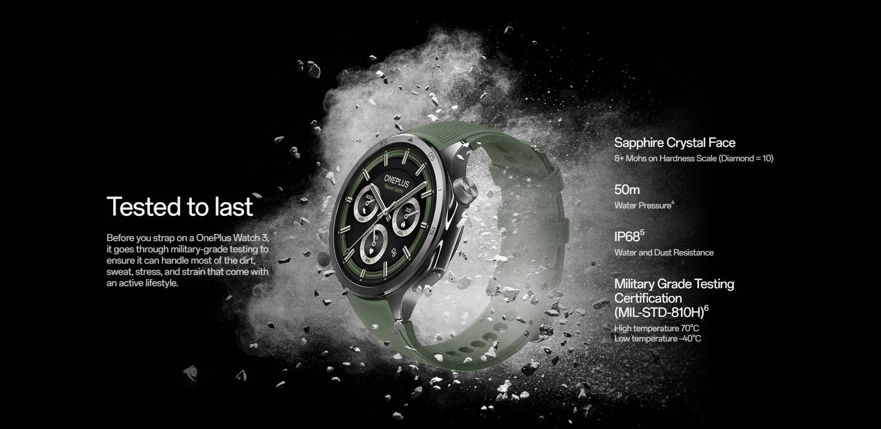 Global Version OnePlus Watch 3 Smart Watch 1.50inches LTPO  AMOLED Display Snapdragon W5 Processor Dual Frequency GPS Wear OS.