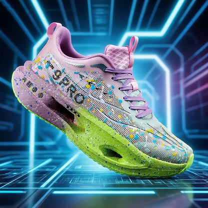 New Soft Sole Cushioning Men's Running Shoes for Women High-quality Road Jogging Shoes Light Comfy Sneakers Reflective Night Run