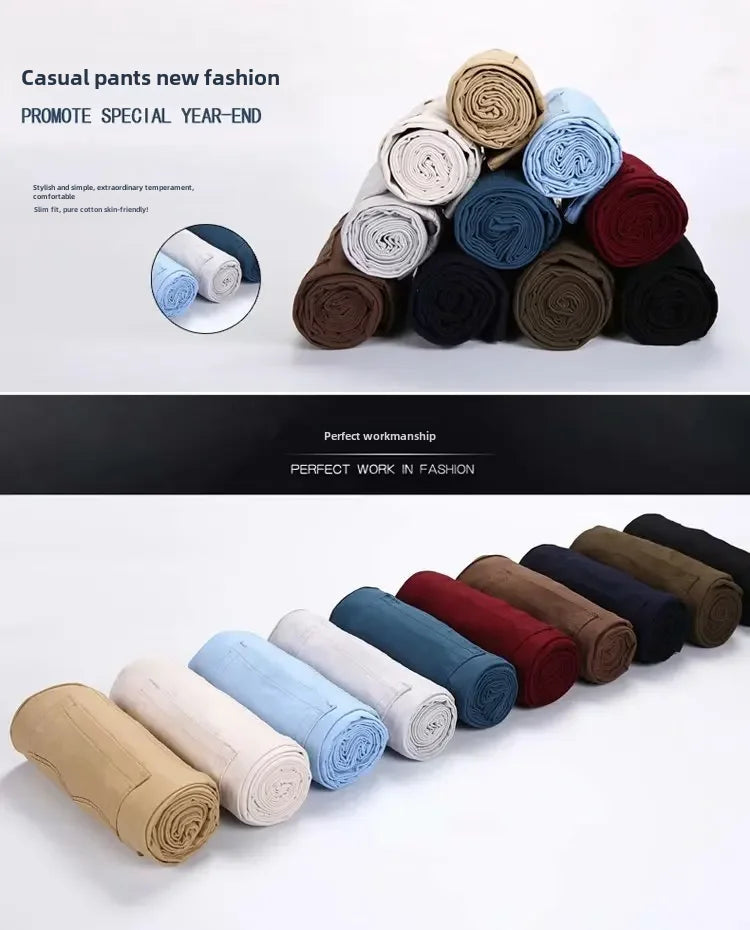 Frühling Sommer männer Hosen Farbe Gerade Bein Hosen Jugend männer Tragen Koreanischen Stil Slims Glättet Silhouette Dünne handel Hosen